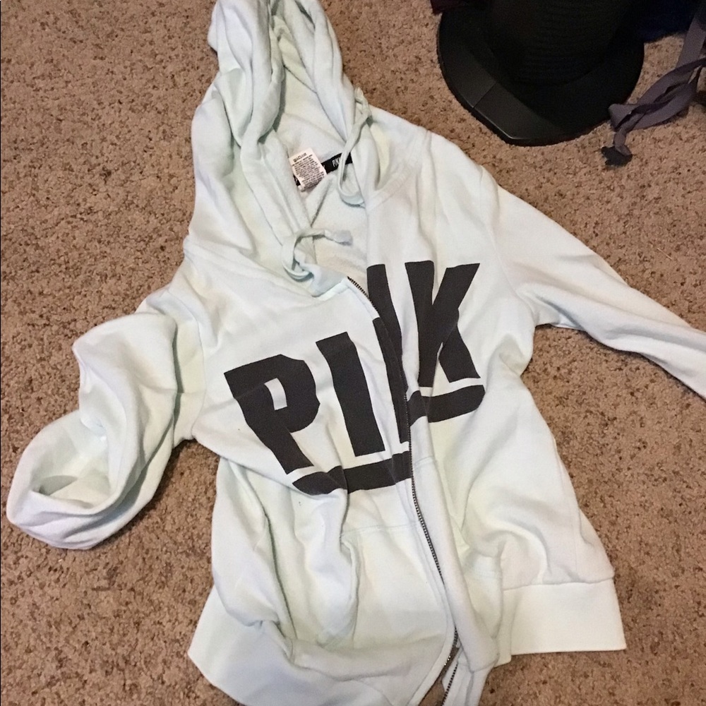 Zip up PINK VS hoodie